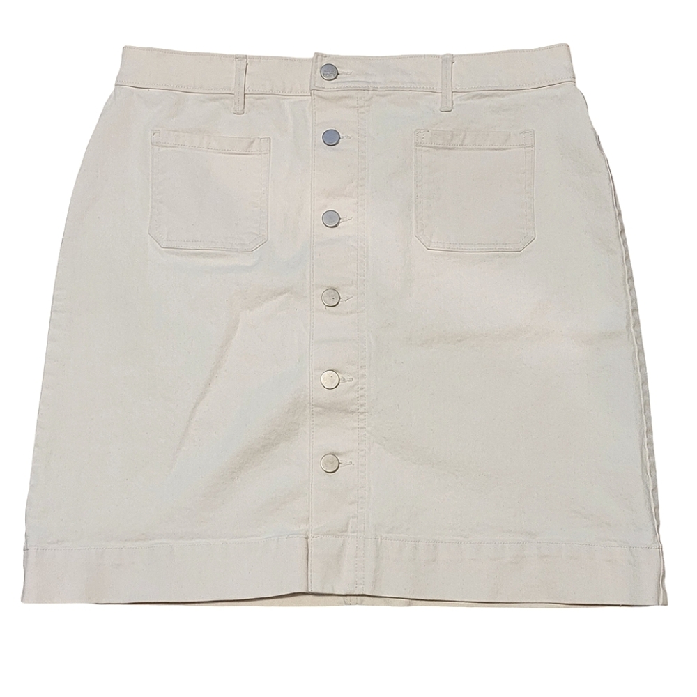 Loft Denim Mini Skirt Sz 14
